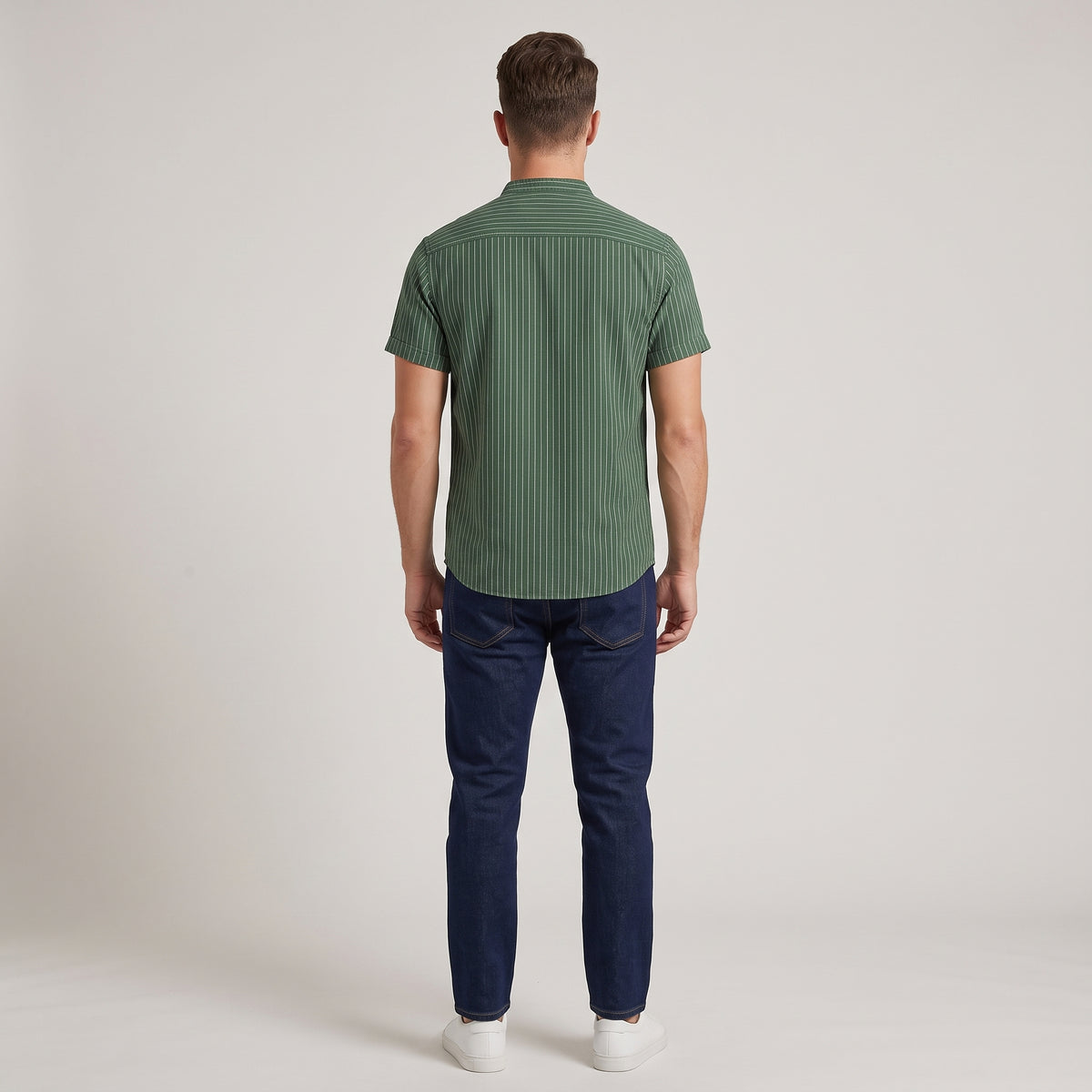 Men's Casual Henley Shirt-Mode Drift
