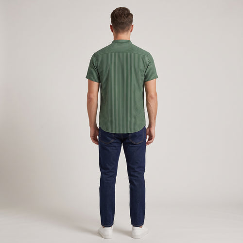 Men's Casual Henley Shirt-Mode Drift