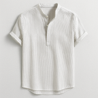 Men's Casual Henley Shirt-Mode Drift