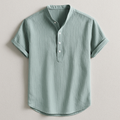 Men's Casual Henley Shirt-Mode Drift
