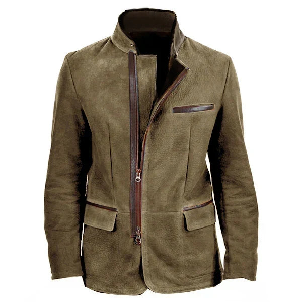Men's Classic Leather Jacket-Mode Drift