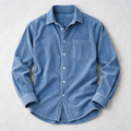 Men's Corduroy Button-Up Shirt-Mode Drift