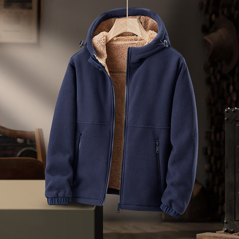 Men's Fleece Jacket for Warmth and Comfort-Mode Drift