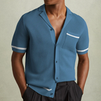 Men's Knit Shirt-Mode Drift