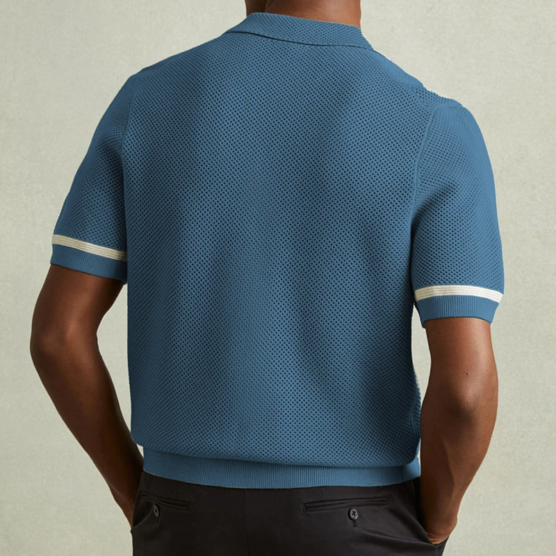 Men's Knit Shirt-Mode Drift