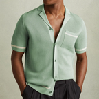 Men's Knit Shirt-Mode Drift