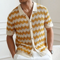 Men's Knit Shirt-Mode Drift