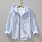 Men's Linen Hoodie Shirt-Mode Drift