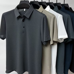 Men's Premium Silk Polo Shirt-Mode Drift