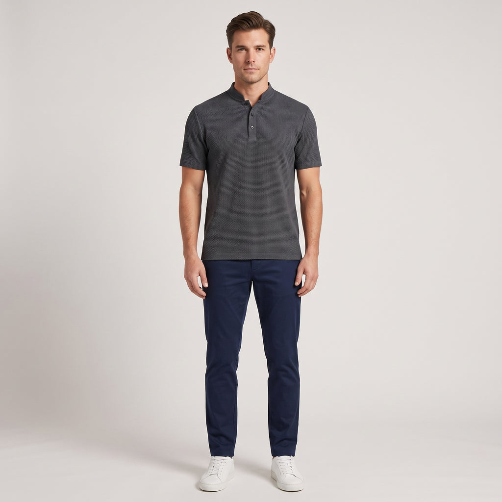 Men's Premium Silk Polo Shirt-Mode Drift