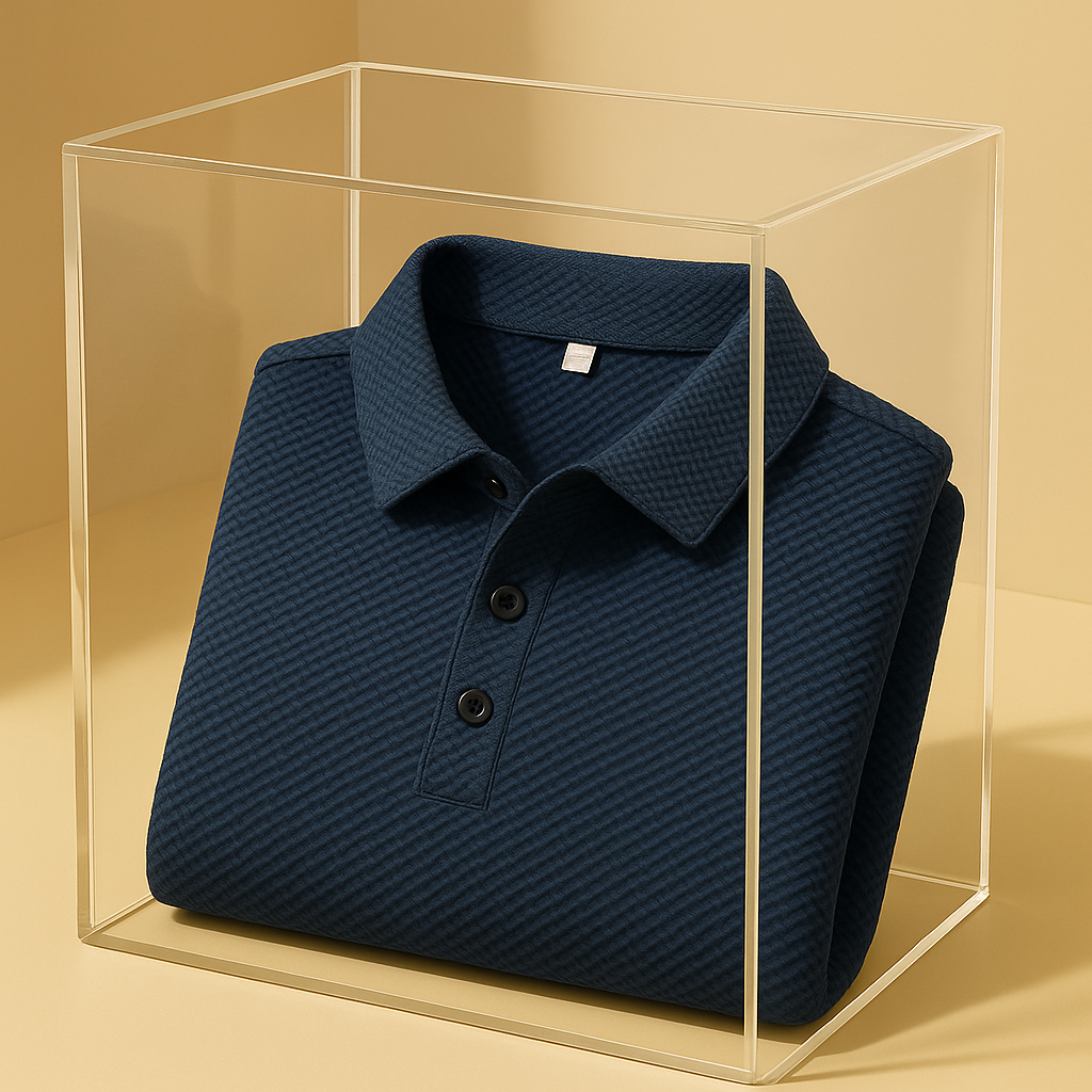 Men's Premium Silk Polo Shirt-Mode Drift