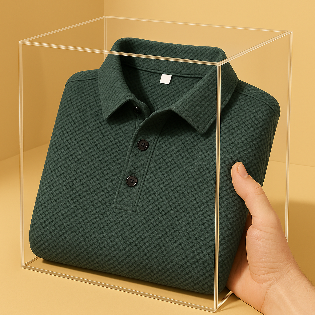 Men's Premium Silk Polo Shirt-Mode Drift