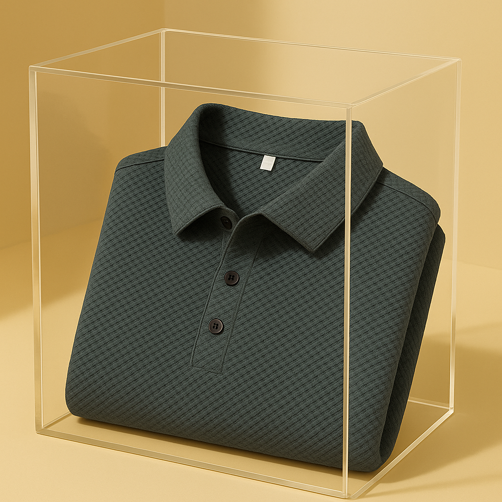 Men's Premium Silk Polo Shirt-Mode Drift