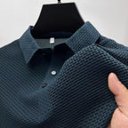 Men's Premium Silk Polo Shirt-Mode Drift