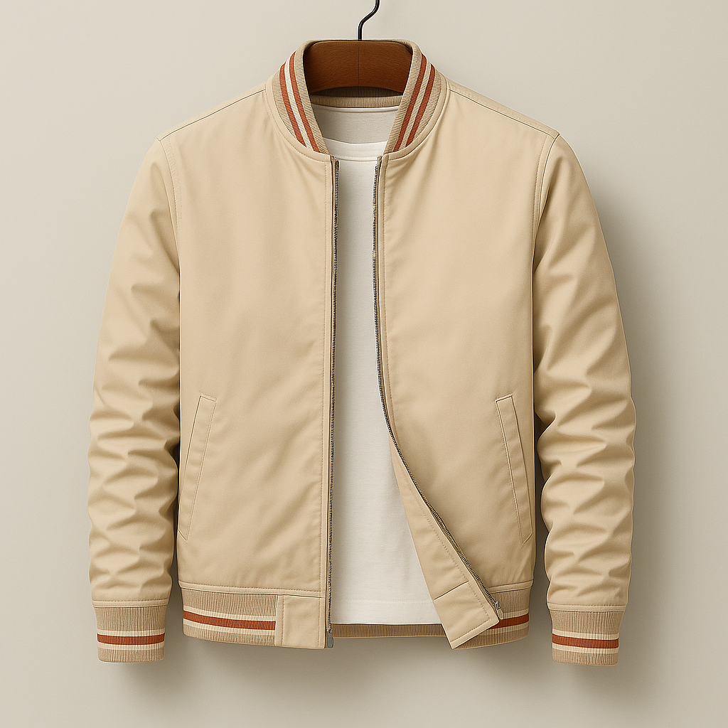 Men's Varsity Jacket-Mode Drift