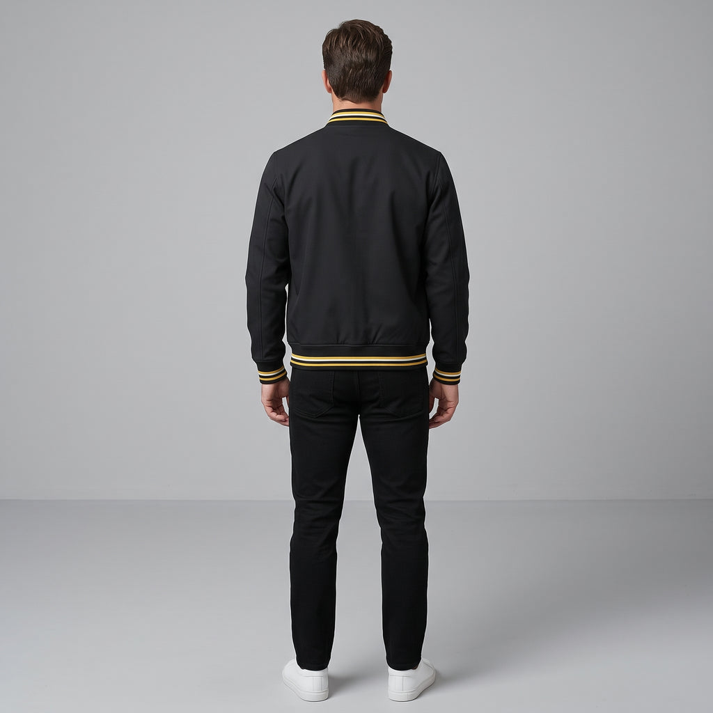 Men's Varsity Jacket-Mode Drift