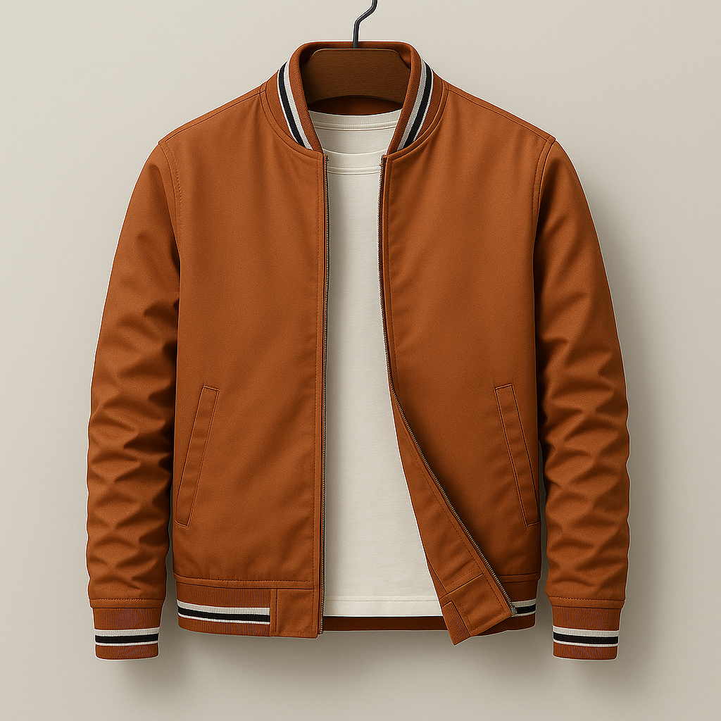 Men's Varsity Jacket-Mode Drift