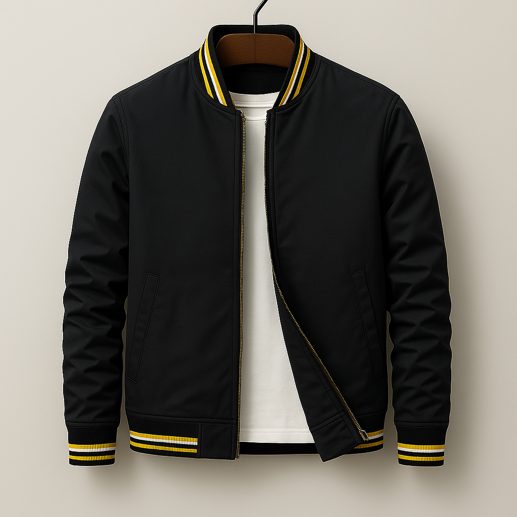 Men's Varsity Jacket-Mode Drift