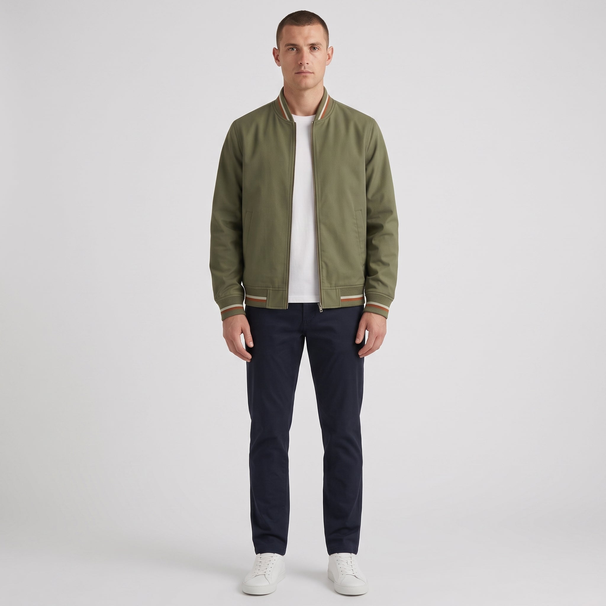 Men's Varsity Jacket-Mode Drift